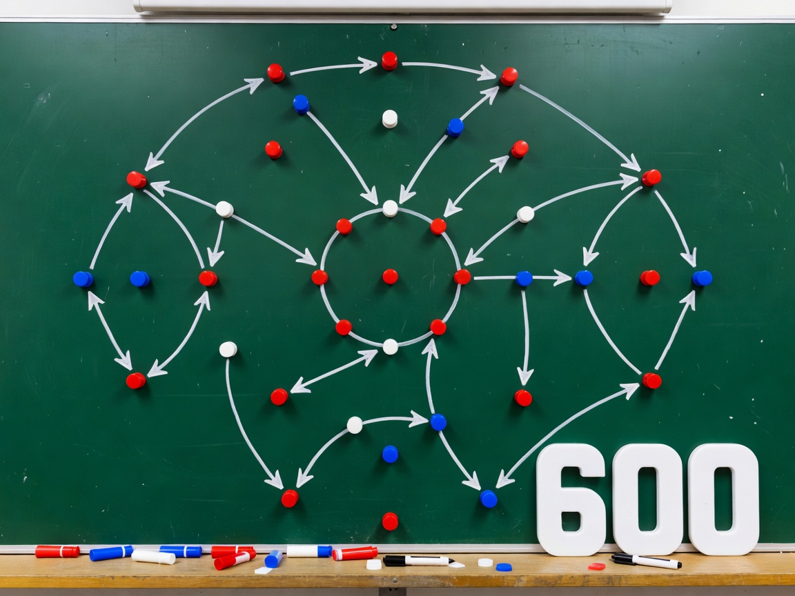 Football tactics board with markers